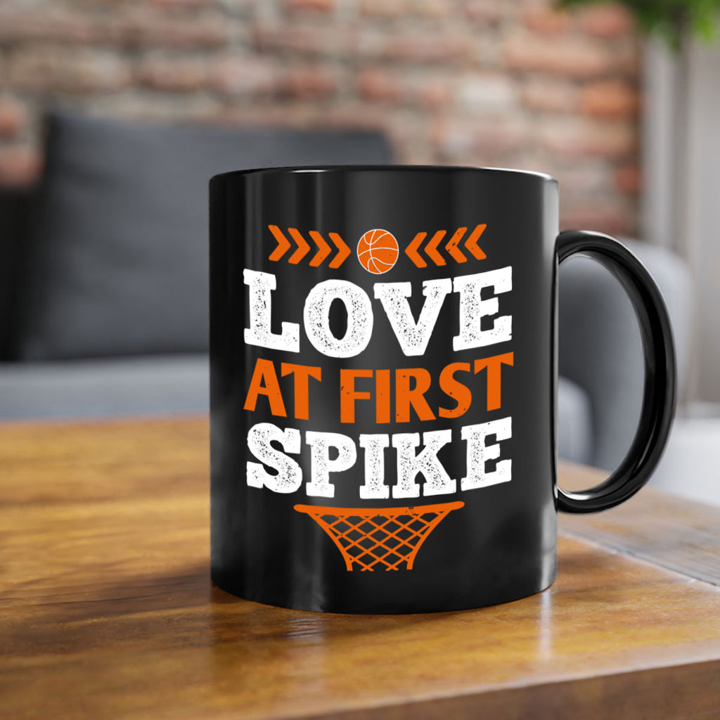 Love at first spike 736#- basketball-Mug / Coffee Cup