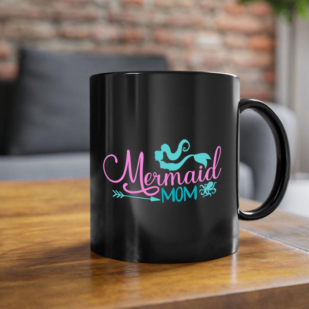 Mermaid Mom 374#- mermaid-Mug / Coffee Cup