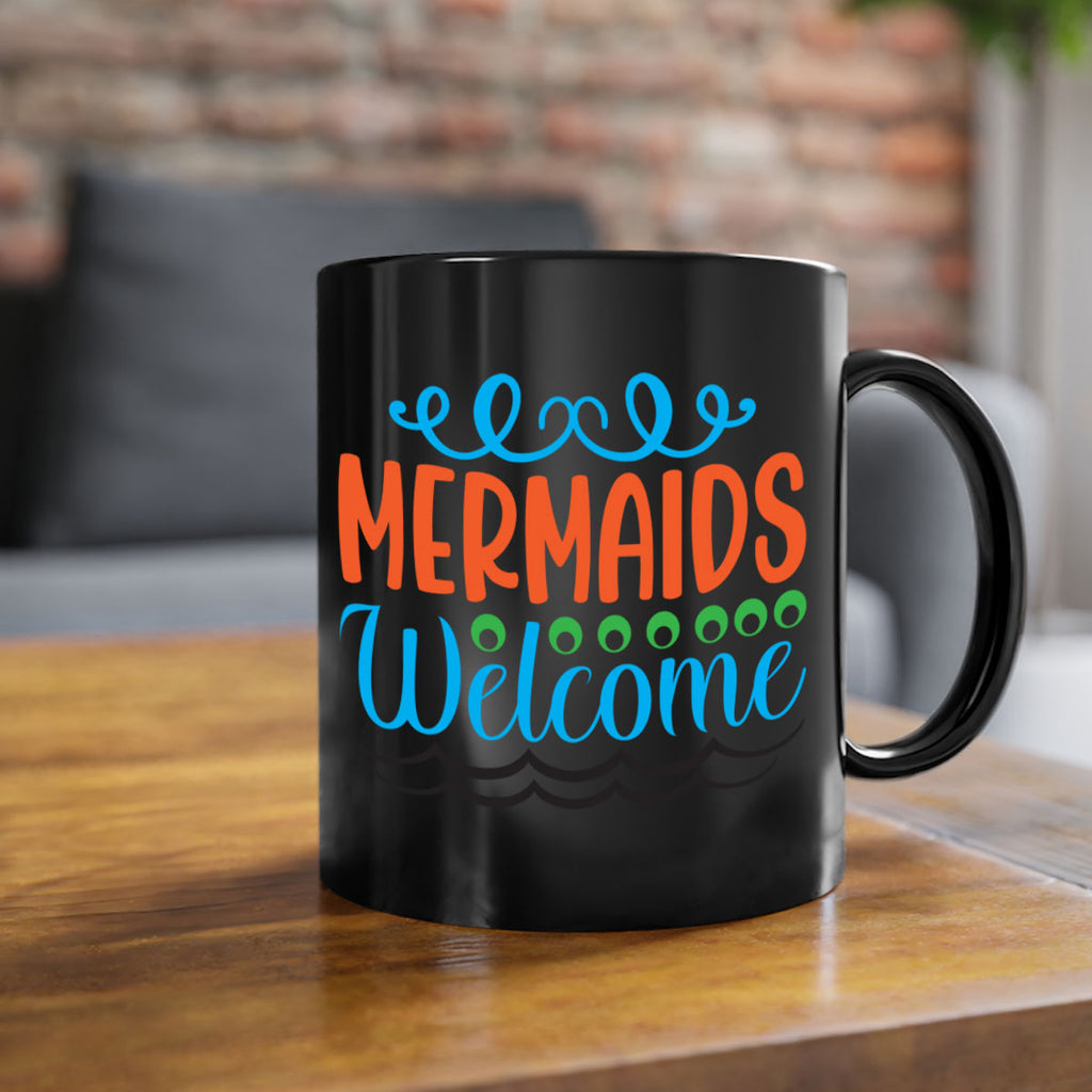 Mermaids Welcome 497#- mermaid-Mug / Coffee Cup