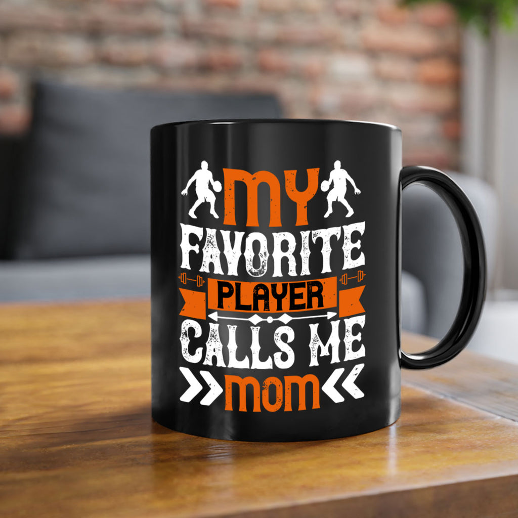 My favorite player calls me mom 1856#- basketball-Mug / Coffee Cup
