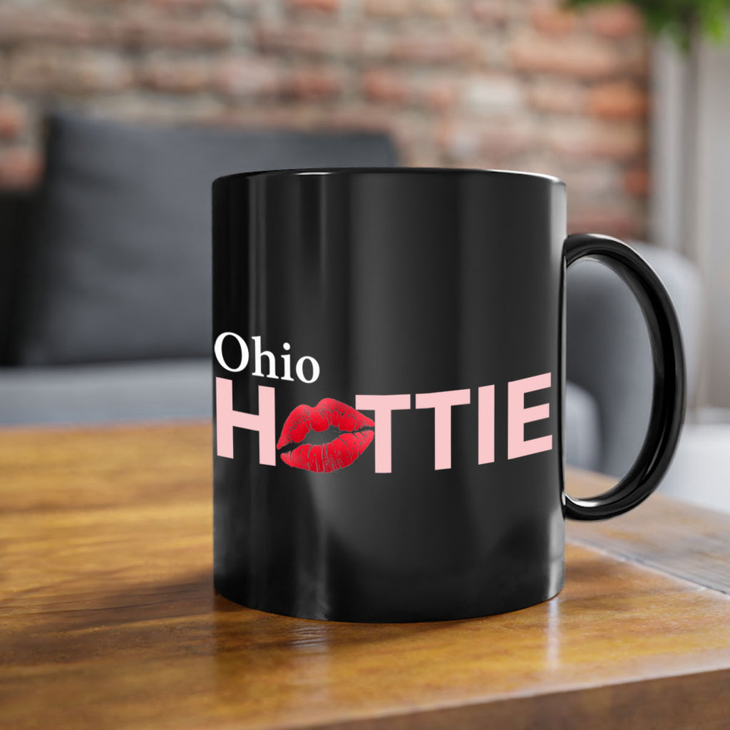 Ohio Hottie With Red Lips 89#- Hottie Collection-Mug / Coffee Cup
