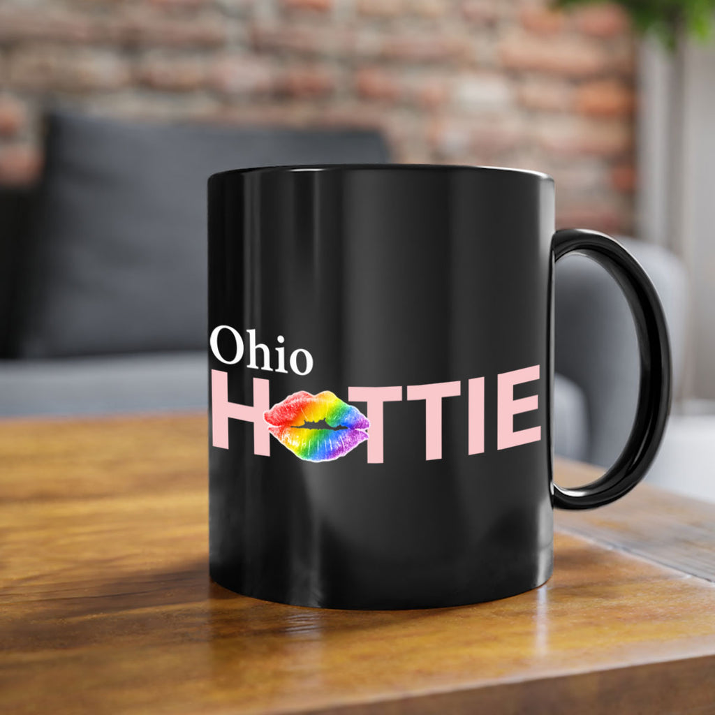 Ohio Hottie with rainbow lips 86#- Hottie Collection-Mug / Coffee Cup