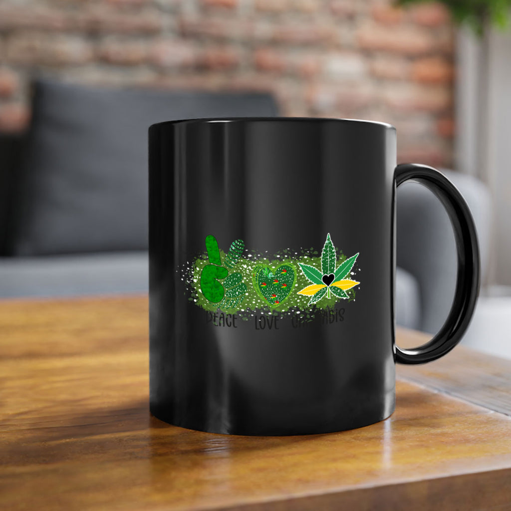 Peace Love Cannabis 215#- marijuana-Mug / Coffee Cup