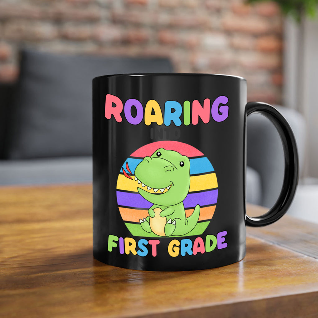 Roaring to 1st Grade Trex 2#- First Grade-Mug / Coffee Cup