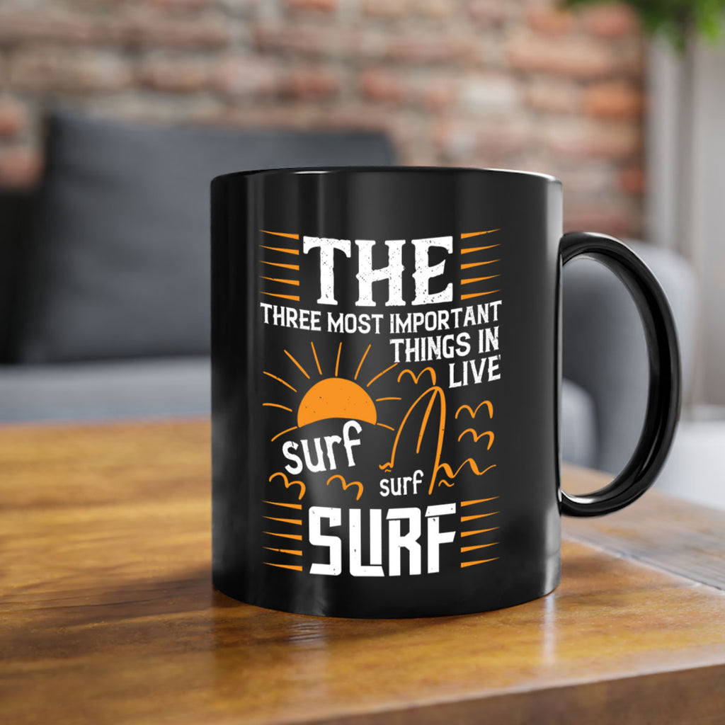 The three most important things in life sur surf surf 174#- surfing-Mug / Coffee Cup