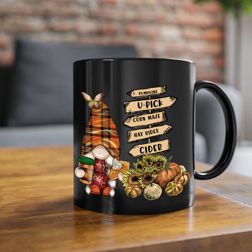 VintageFallGnome 625#- fall-Mug / Coffee Cup