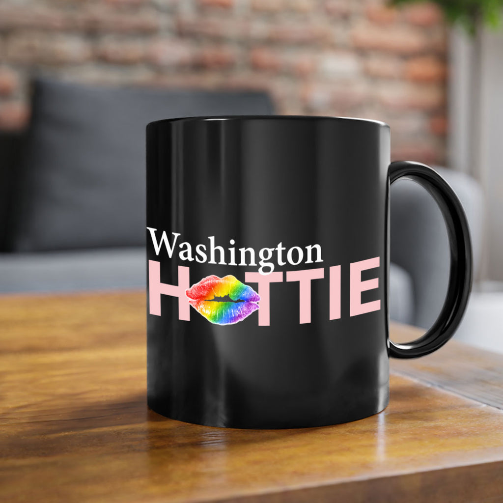 Washington Hottie with rainbow lips 98#- Hottie Collection-Mug / Coffee Cup