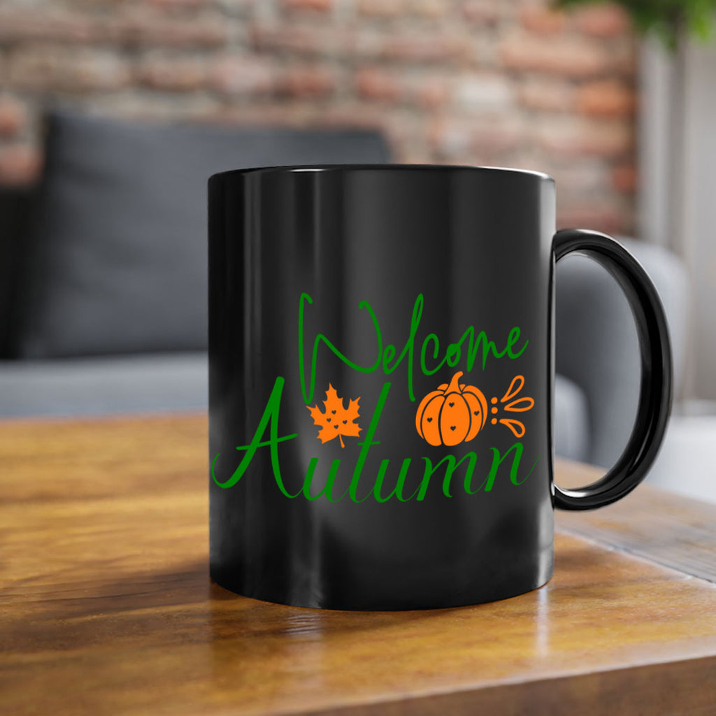 Welcome Autumn 627#- fall-Mug / Coffee Cup