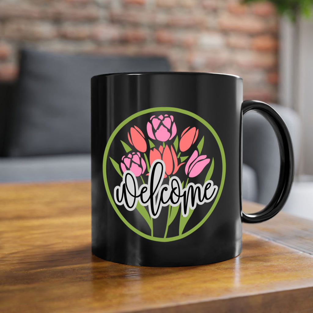 Welcome flowers bouquet571#- spring-Mug / Coffee Cup