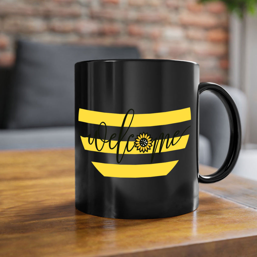 Welcome with sunflower592#- spring-Mug / Coffee Cup