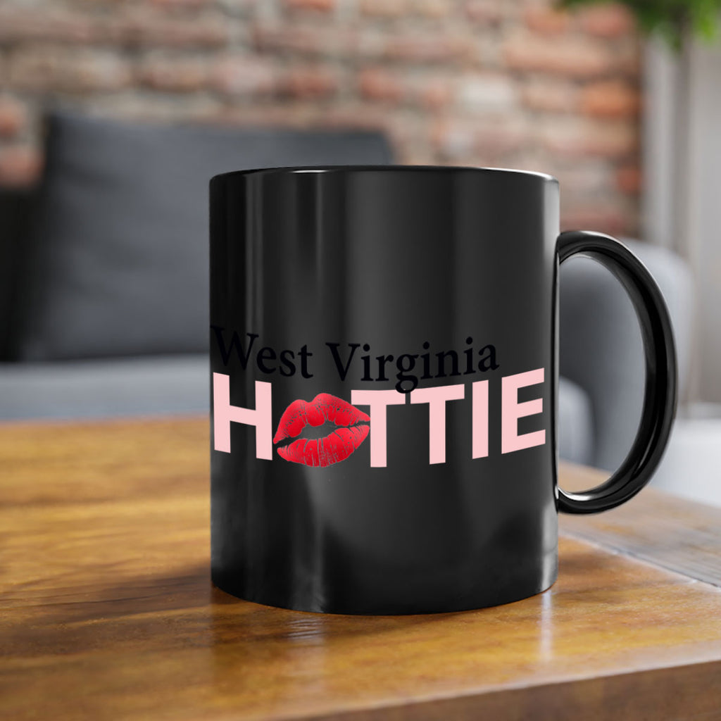 West Virginia Hottie With Red Lips 48#- Hottie Collection-Mug / Coffee Cup
