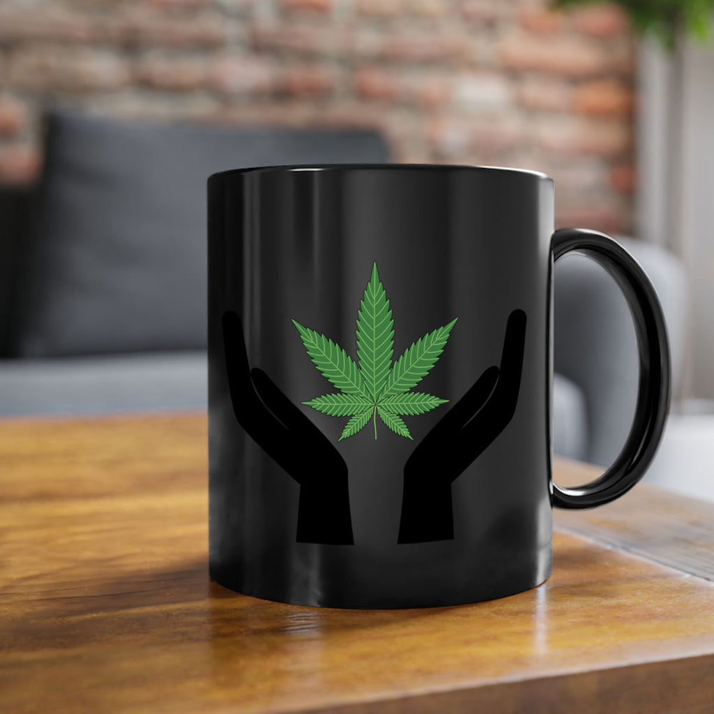 cannabis hands 44#- marijuana-Mug / Coffee Cup