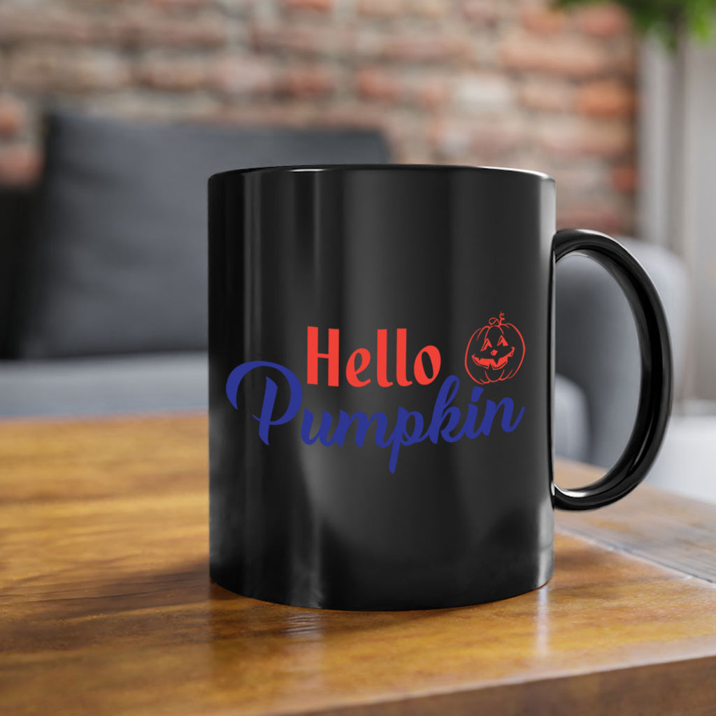 hello pumpkin 288#- fall-Mug / Coffee Cup