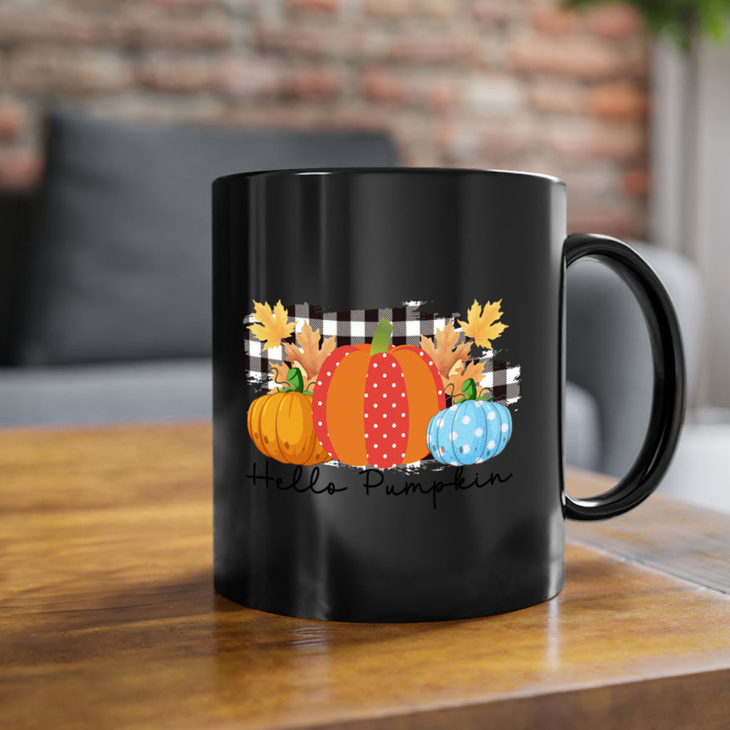 hello pumpkin 290#- fall-Mug / Coffee Cup