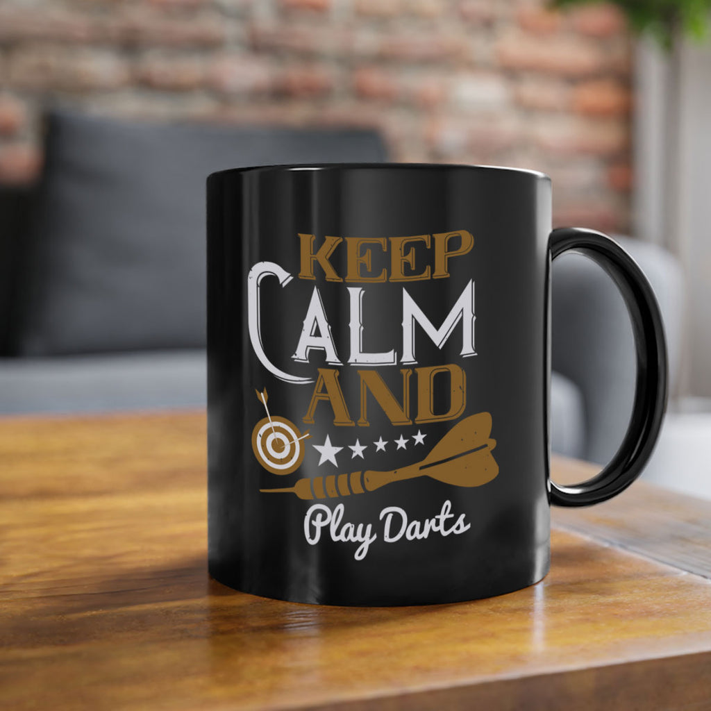 keep calm and play darts 1985#- darts-Mug / Coffee Cup