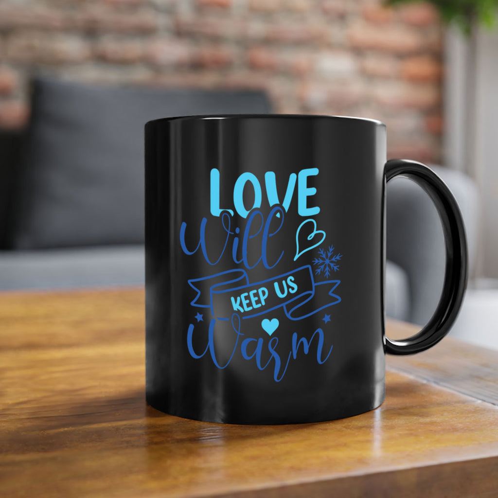 love will keep us warm 313#- winter-Mug / Coffee Cup