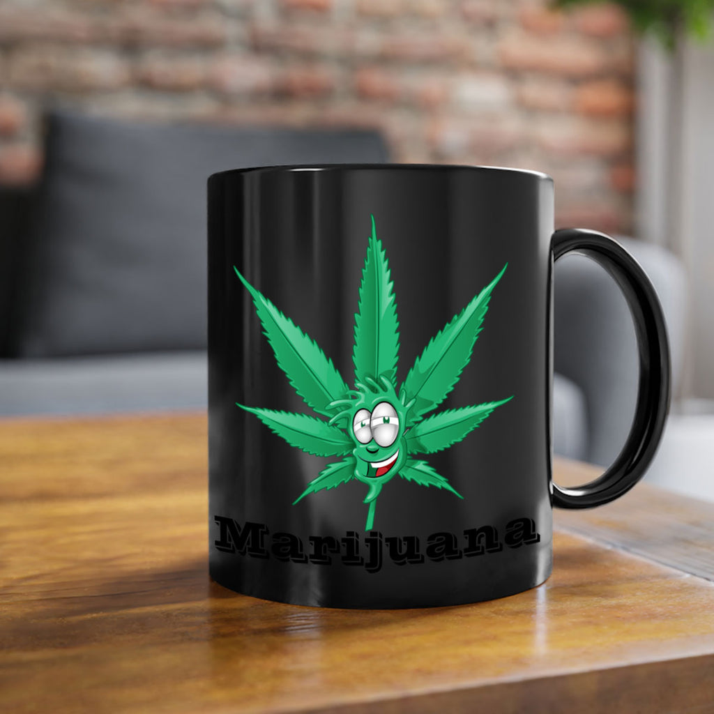 marijuana happy face 199#- marijuana-Mug / Coffee Cup
