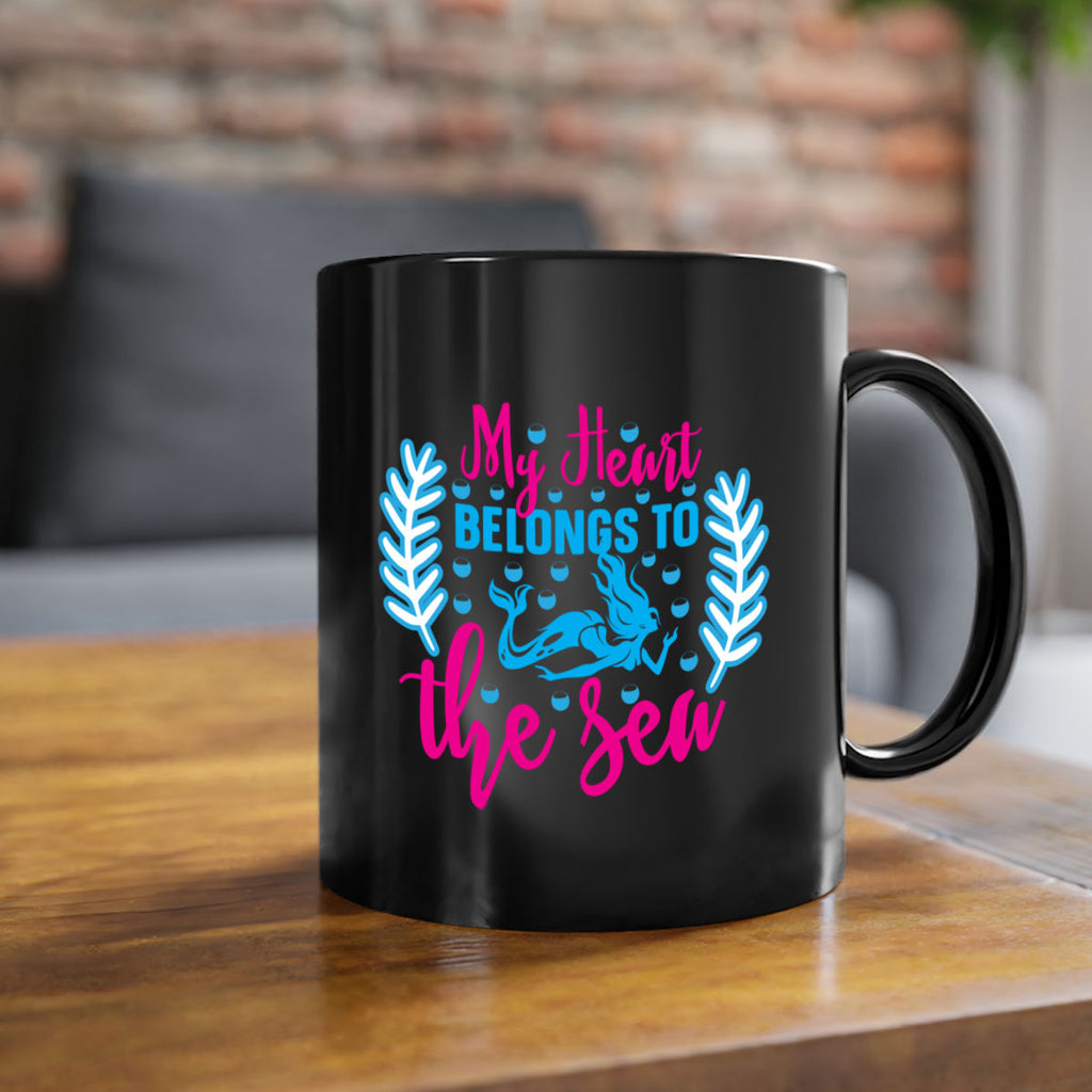 my heart belongs to the sea 516#- mermaid-Mug / Coffee Cup