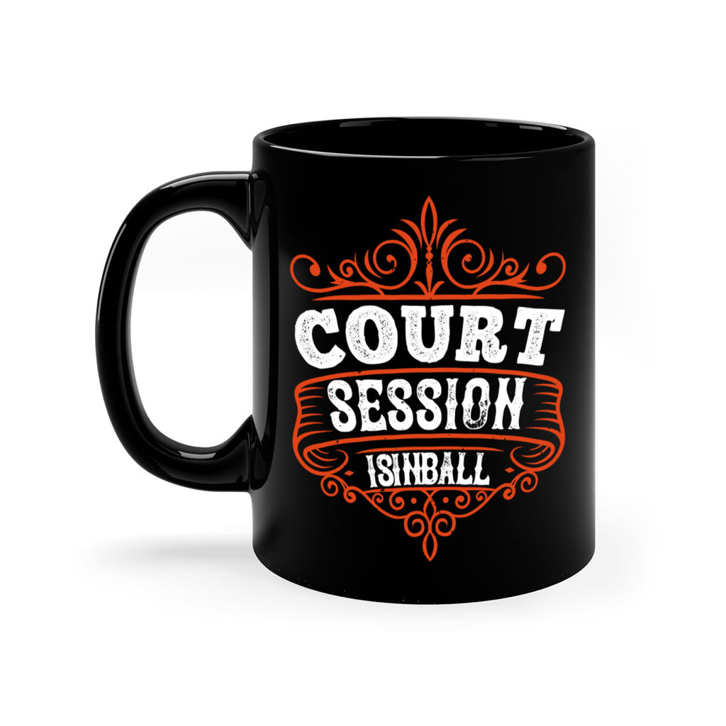 Court is in ball session 1350#- basketball-Mug / Coffee Cup