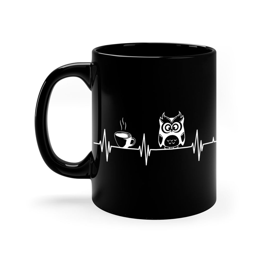Funny Coffee Lover Night Owl A TurtleRabbit 5#- owl-Mug / Coffee Cup