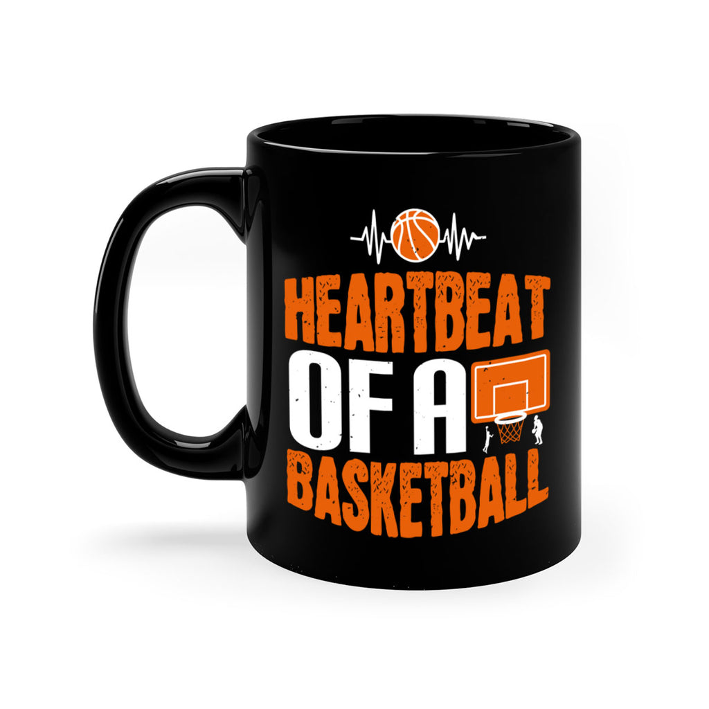 Heartbeat of a basketball 2298#- basketball-Mug / Coffee Cup