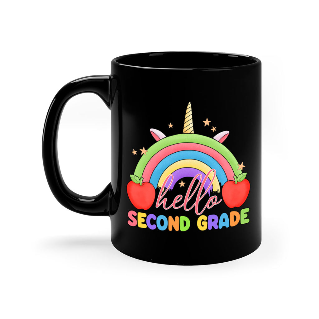 Hello 2nd Grade Unicorn Rainbow 13#- second grade-Mug / Coffee Cup