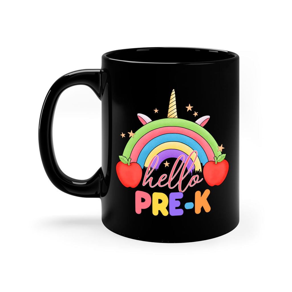 Hello PreK Unicorn Rainbow 7#- preK-Mug / Coffee Cup