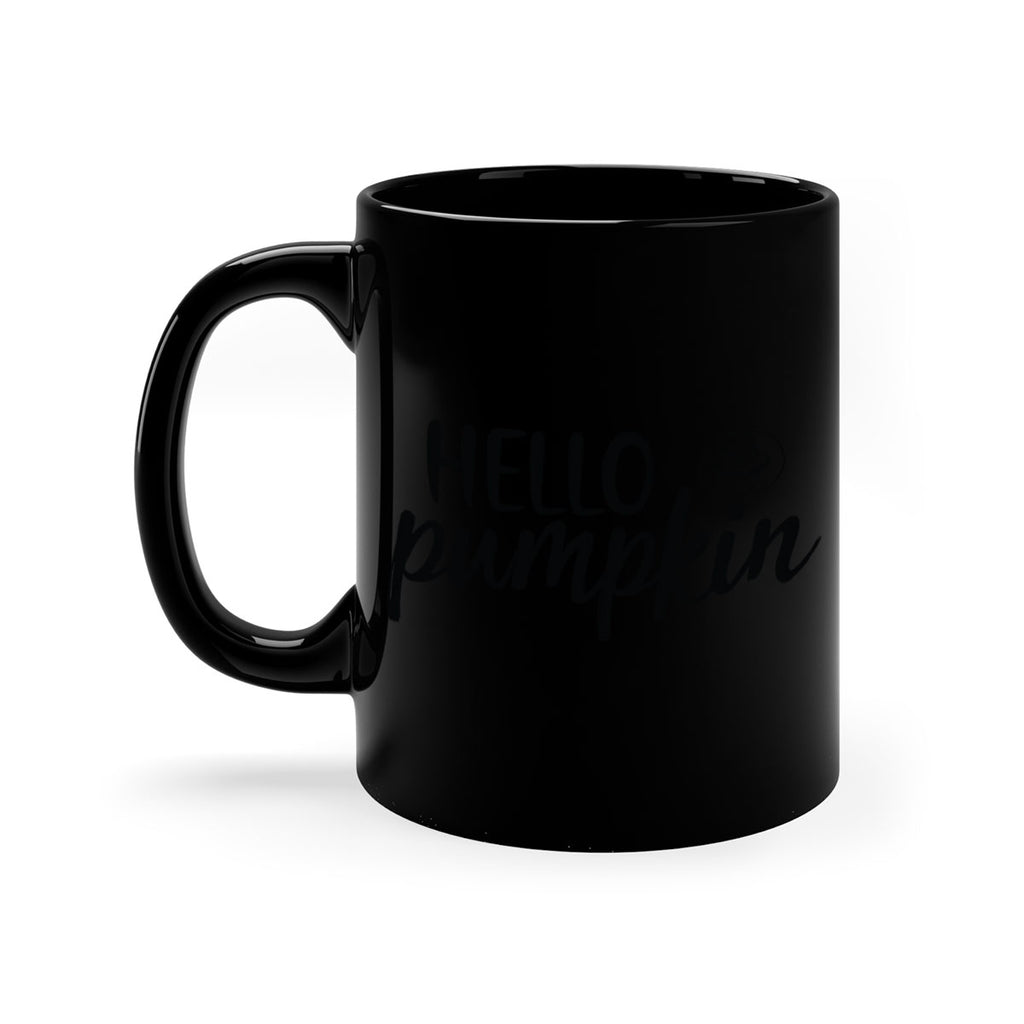 Hello Pumpkin 286#- fall-Mug / Coffee Cup