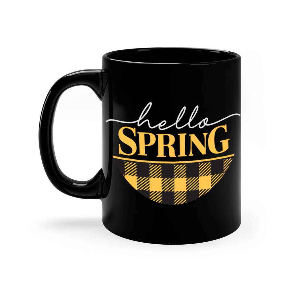 Hello Spring plaid 203#- spring-Mug / Coffee Cup