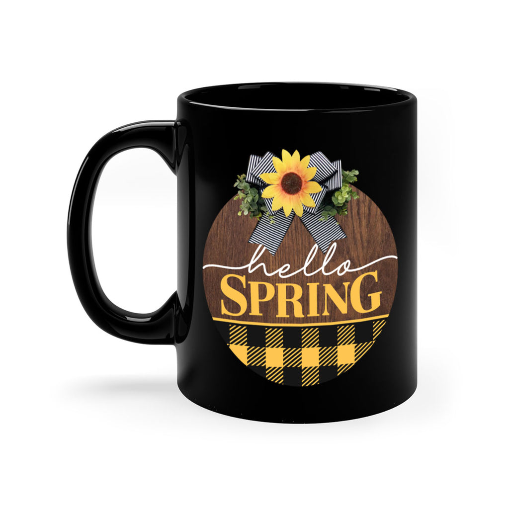 Hello Spring plaid Mockup 204#- spring-Mug / Coffee Cup