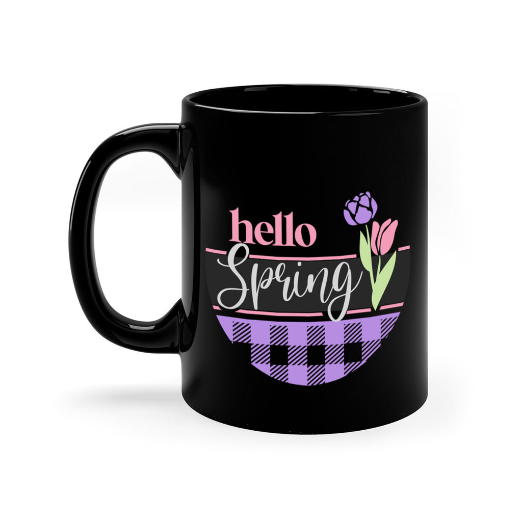 Hello spring plaid206#- spring-Mug / Coffee Cup