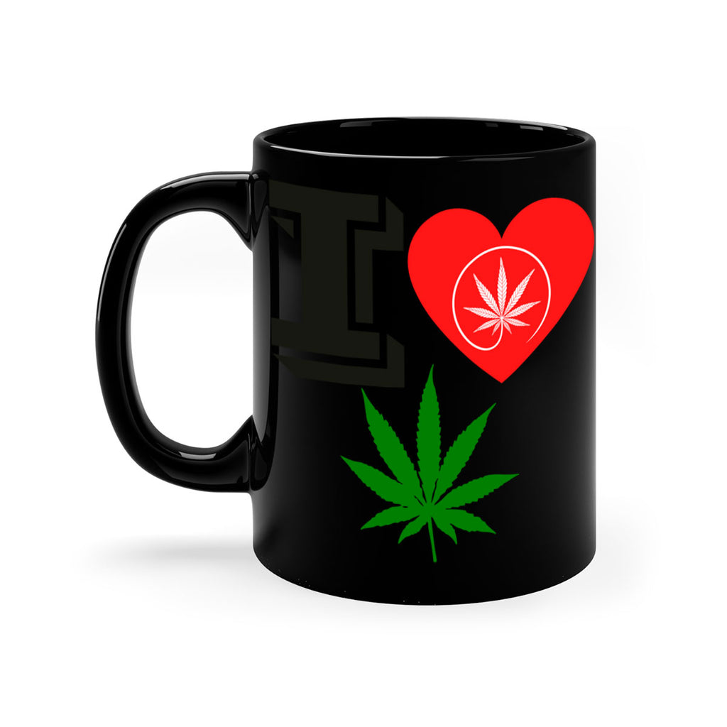 I love Cannabis heart 126#- marijuana-Mug / Coffee Cup