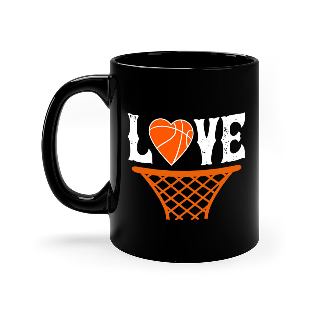 Love 704#- basketball-Mug / Coffee Cup