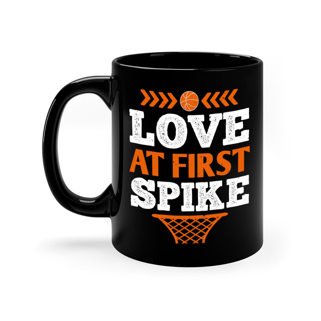 Love at first spike 736#- basketball-Mug / Coffee Cup