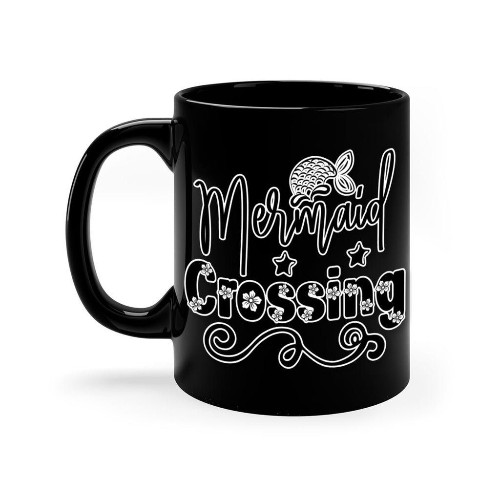 Mermaid Crossing 400#- mermaid-Mug / Coffee Cup