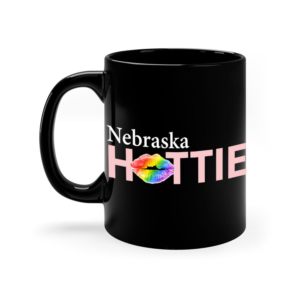 Nebraska Hottie with rainbow lips 78#- Hottie Collection-Mug / Coffee Cup