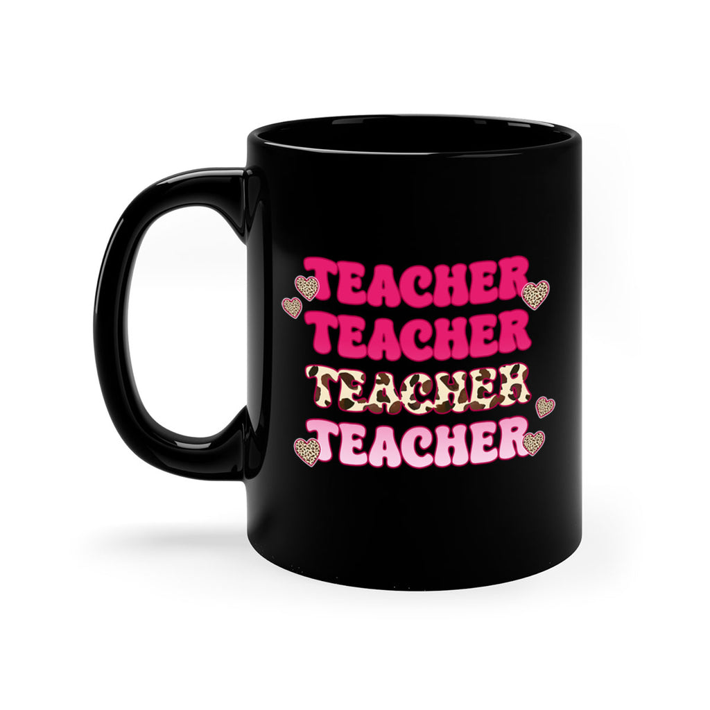 Retro Teacher Valentine 10#- teacher-Mug / Coffee Cup