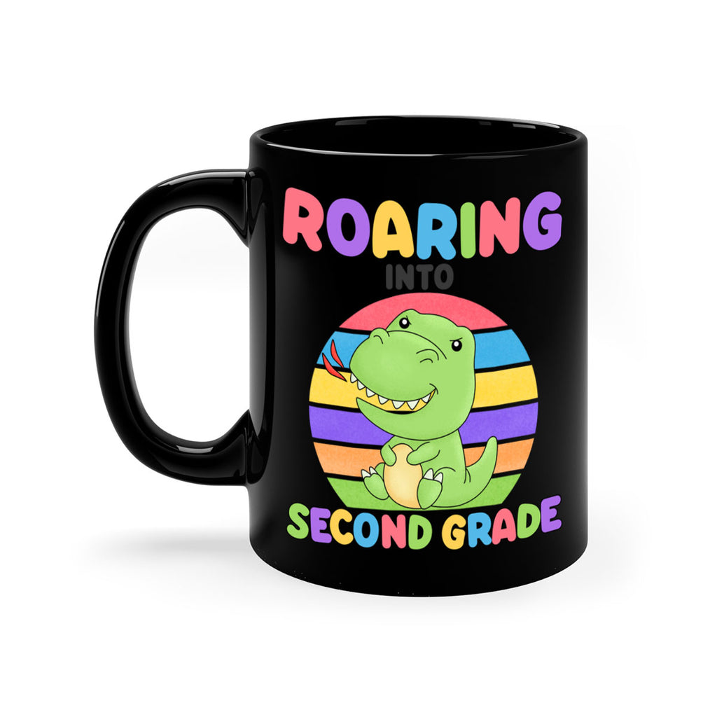Roaring to 2nd Grade Trex 23#- second grade-Mug / Coffee Cup