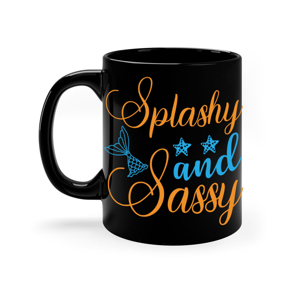 Splashy and Sassy Design 625#- mermaid-Mug / Coffee Cup