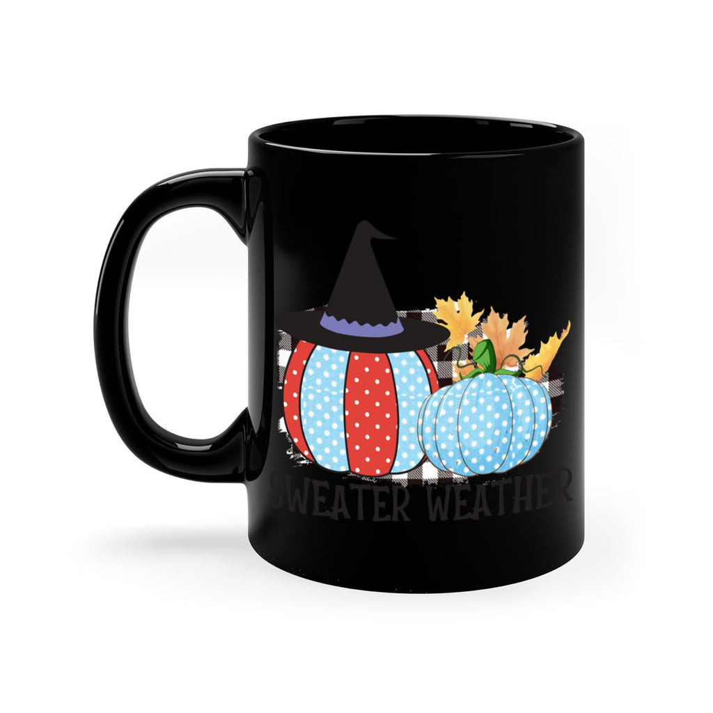 Sweater Weather Pumpkin Gnome 586#- fall-Mug / Coffee Cup