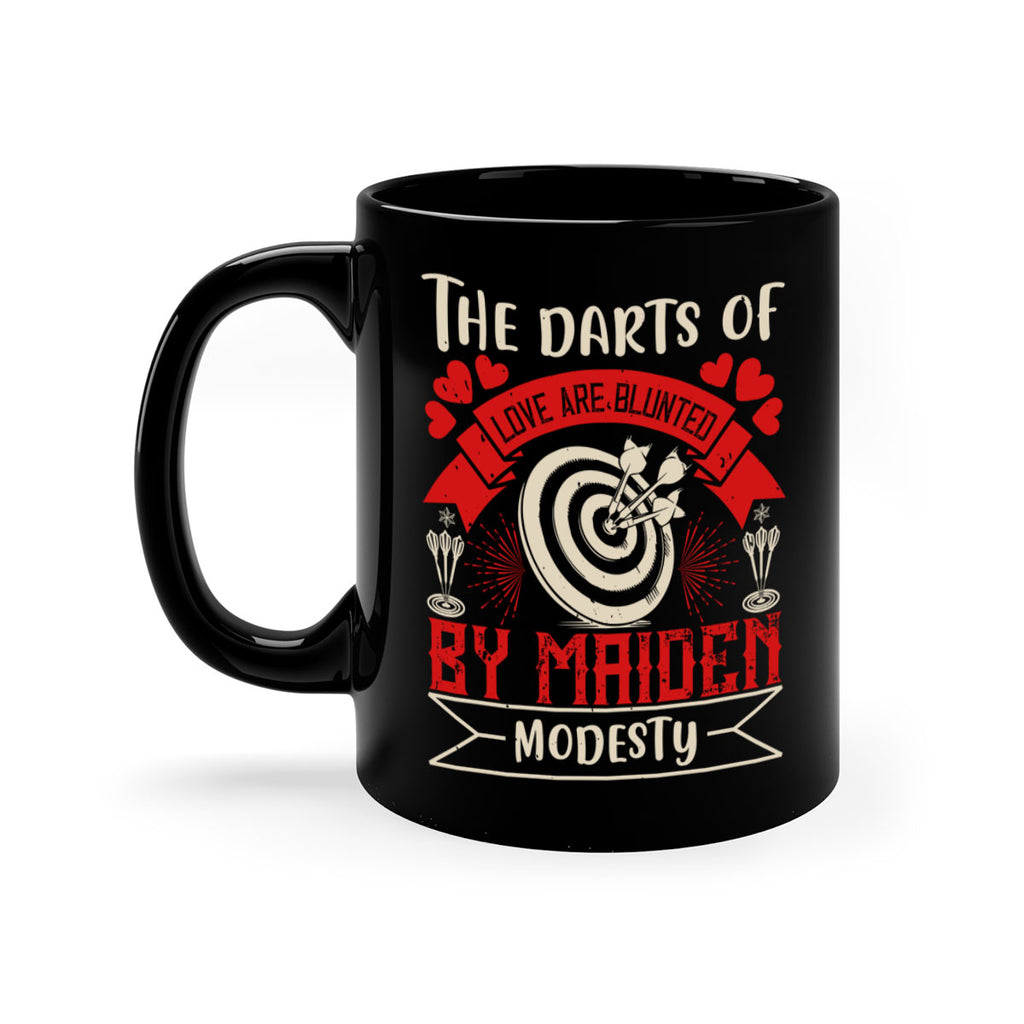 The darts of love are blunted by maiden modesty 1795#- darts-Mug / Coffee Cup