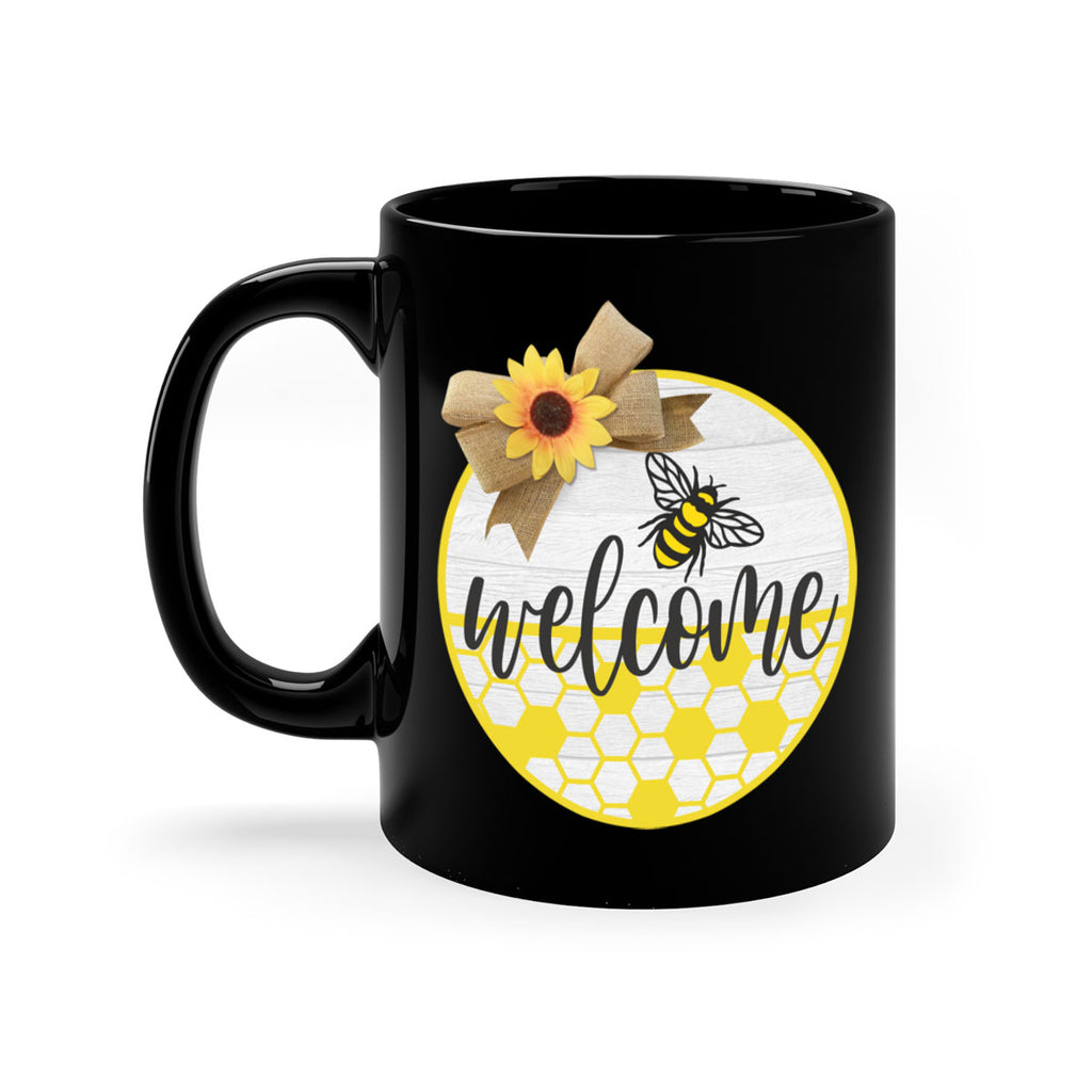 Welcome Bee and hive Mockup566#- spring-Mug / Coffee Cup