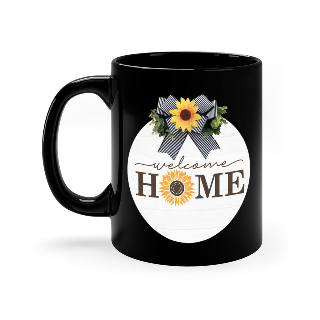 Welcome Home sunflower Mockup572#- spring-Mug / Coffee Cup