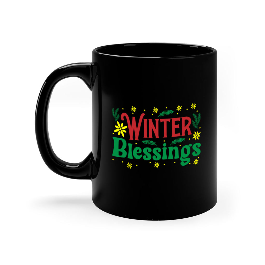 Winter Blessings 548#- winter-Mug / Coffee Cup