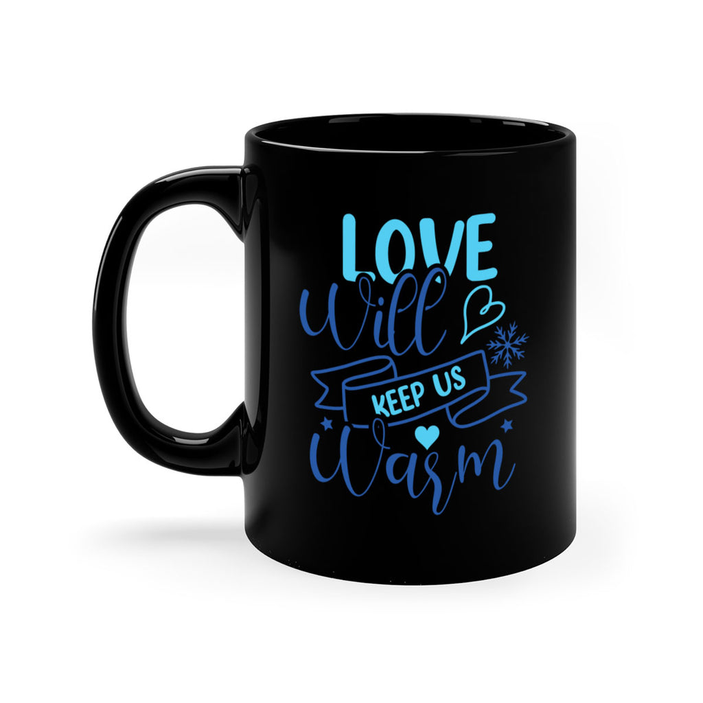 love will keep us warm 313#- winter-Mug / Coffee Cup