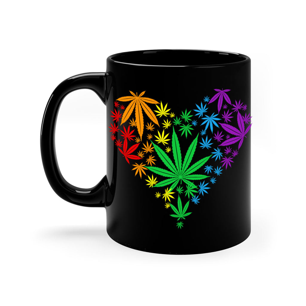 marijuana heart 200#- marijuana-Mug / Coffee Cup