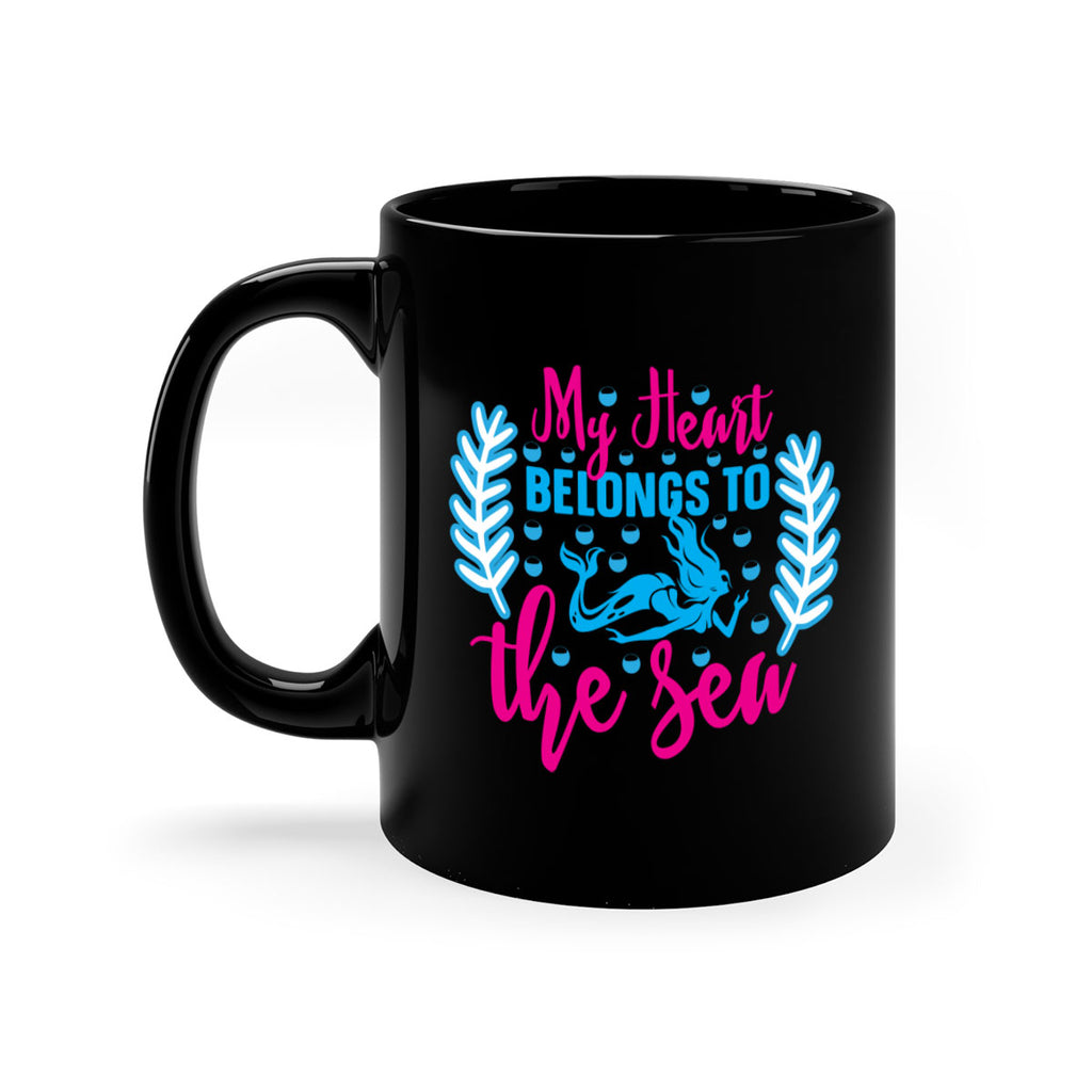 my heart belongs to the sea 516#- mermaid-Mug / Coffee Cup