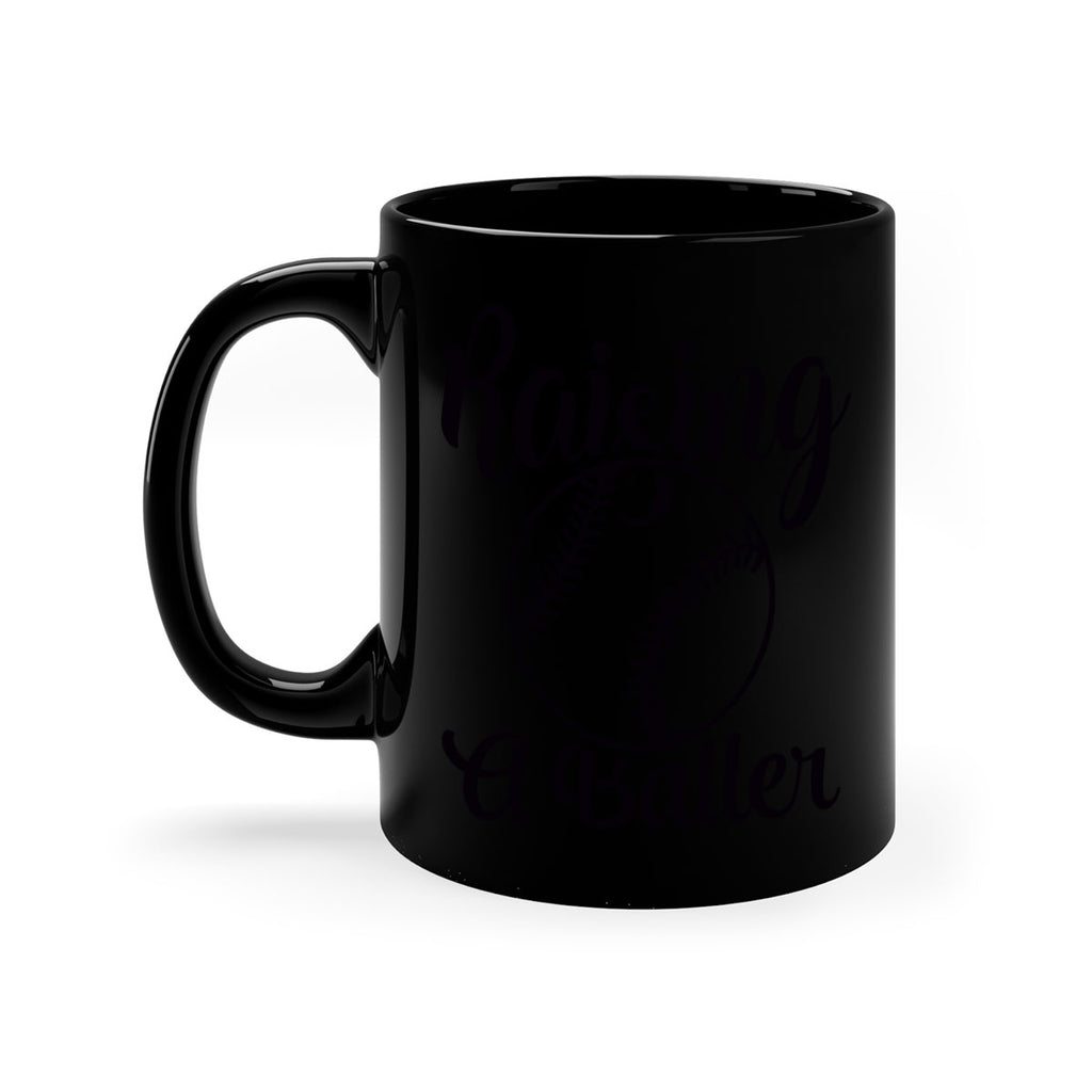 raising a baller 2277#- softball-Mug / Coffee Cup