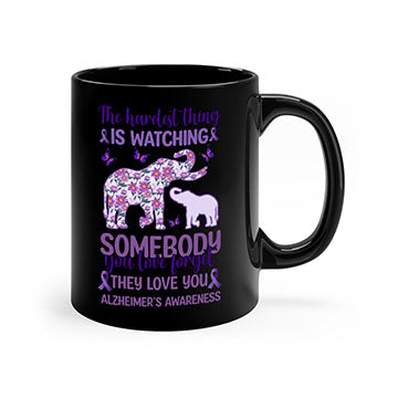 AlzheimerS Awareness Purple Elephant 16#- alzheimers-Mug / Coffee Cup