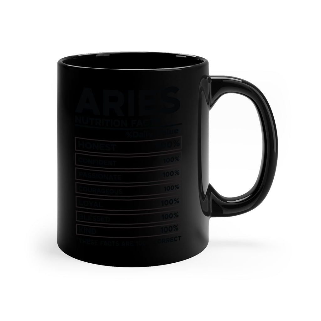 Aries Nutrition Facts 97#- zodiac-Mug / Coffee Cup